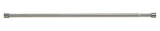 iDesign Shower Curtain Rod 75 in. L Satin Brushed Silver