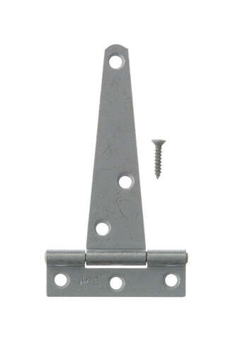 Ace 4 in. L Galvanized Light Duty T Hinge 2 pk