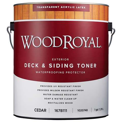 Ace Wood Royal Transparent Cedar Acrylic Latex Deck and Siding Toner 1 gal, Pack of 2