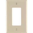 Leviton Light Almond 1 gang Nylon Decorator Wall Plate 1 pk