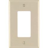 Leviton Light Almond 1 gang Nylon Decorator Wall Plate 1 pk