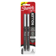 Sharpie Black Retractable Rollerball Pen 2 pk, Pack of 6