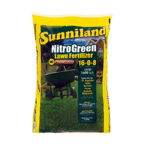 Sunniland Nitro Green Spring Lawn Fertilizer For All Grasses 7600 sq ft