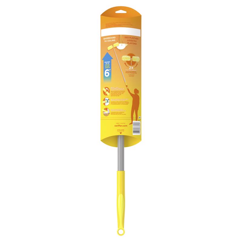 Swiffer 360 Heavy Duty Dusters Microfiber 360 Duster Kit 20 in. W X 72 in. L 1 pk