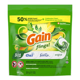 Gain Flings Original Scent Laundry Detergent Pod 12 oz 16 pk, Pack of 6