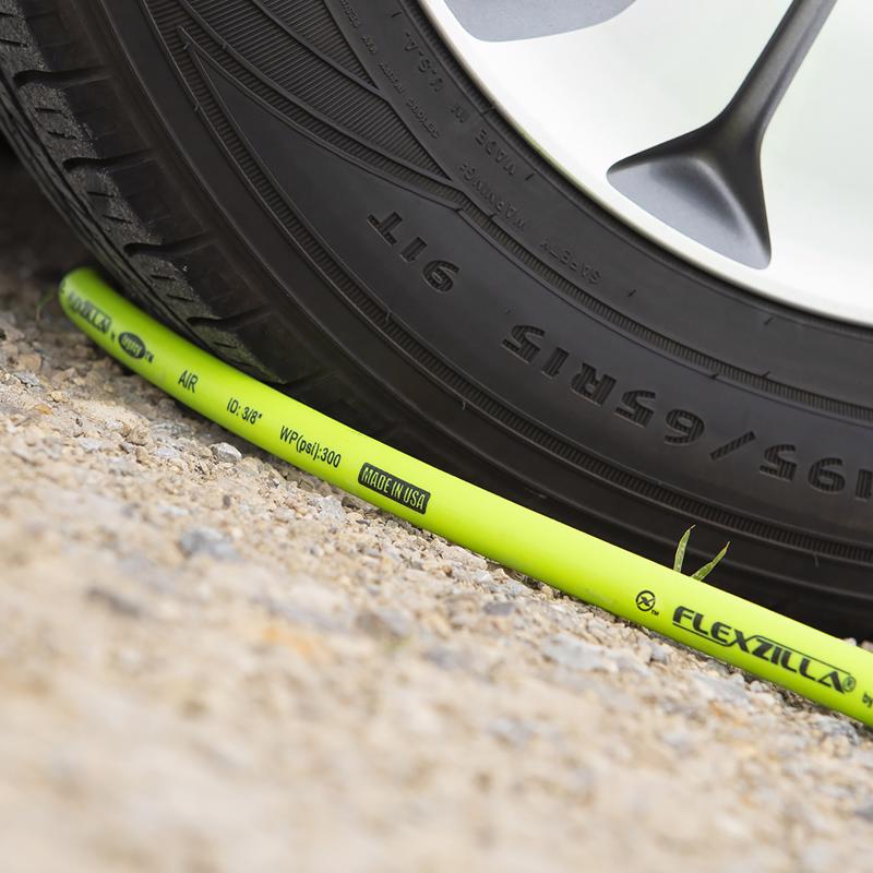 Legacy Flexzilla 25 ft. L X 3/8 in. D Hybrid Polymer Air Hose 300 psi Zilla Green