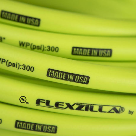 Legacy Flexzilla 100 ft. L X 3/8 in. D Hybrid Polymer Air Hose 300 psi Zilla Green