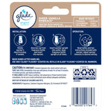 Glade Plug-Ins Sheer Vanilla Embrace Scent Air Freshener Refill 1.34 oz Liquid, Pack of 6
