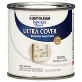 Rust-Oleum Painters Touch Ultra Cover Satin Blossom White Paint Exterior and Interior 0.5 pt, Pack of 6