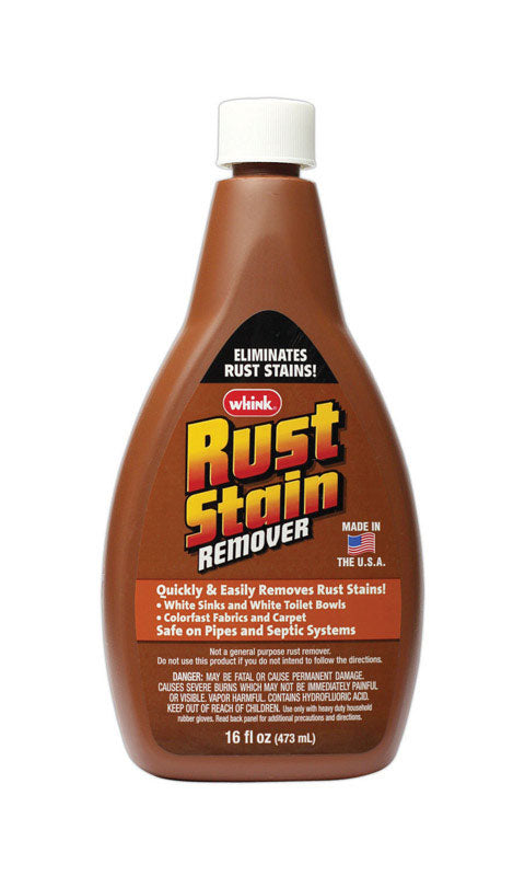 Whink No Scent Rust Stain Remover 16 oz Liquid, Pack of 6