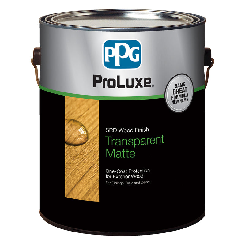 ProLuxe SRD Transparent Matte Mahogany Oil-Based Alkyd Wood Finish 1 gal, Pack of 4