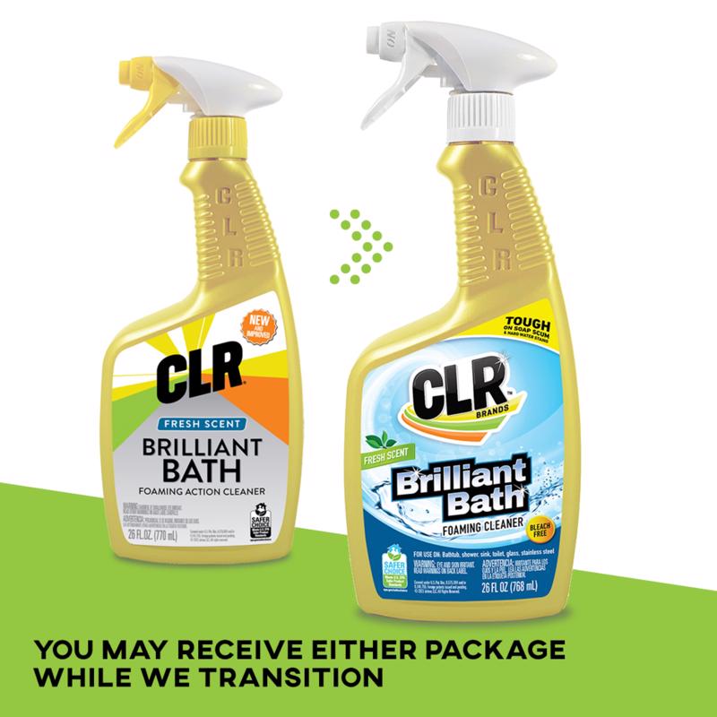 CLR Fresh Scent Bathroom Cleaner 26 oz Liquid, Pack of 6