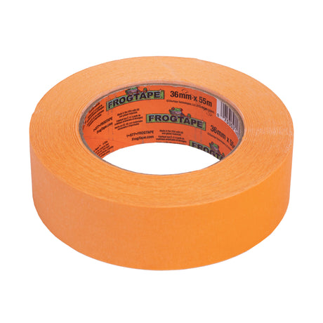 FrogTape Pro Grade 1.41  W X 60 yd L Orange High Strength Painter's Tape 4 pk, Pack of 6