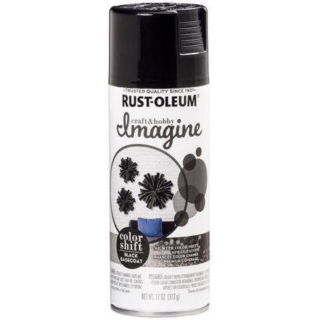 Rust-Oleum Imagine Craft & Hobby Gloss Black Basecoat Spray Paint 11 oz, Pack of 4