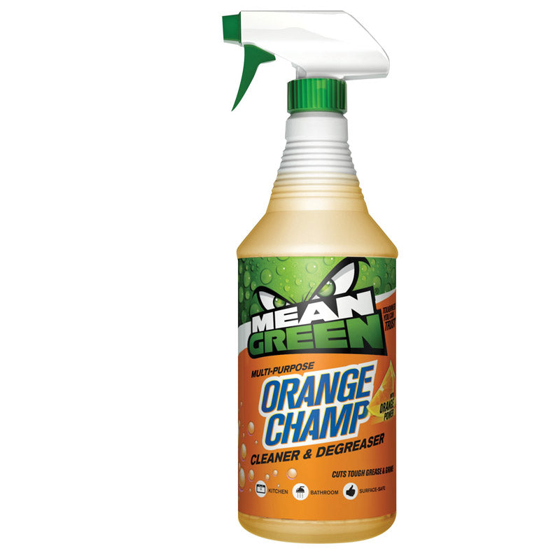 Mean Green Citrus Scent Cleaner and Degreaser Liquid 32 oz, Pack of 6