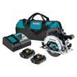 Makita XSH04RB Circular Saw Kit, Battery Included, 18 V, 2 Ah, 6-1/2 in Dia Blade, 0 to 50 deg Bevel