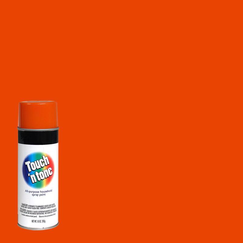 Rust-Oleum Touch N Tone Gloss Orange Spray Paint 10 oz, Pack of 6