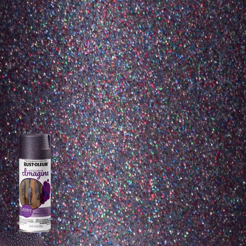 Rust-Oleum Imagine Glitter Purple Spray Paint 10.25 oz, Pack of 4