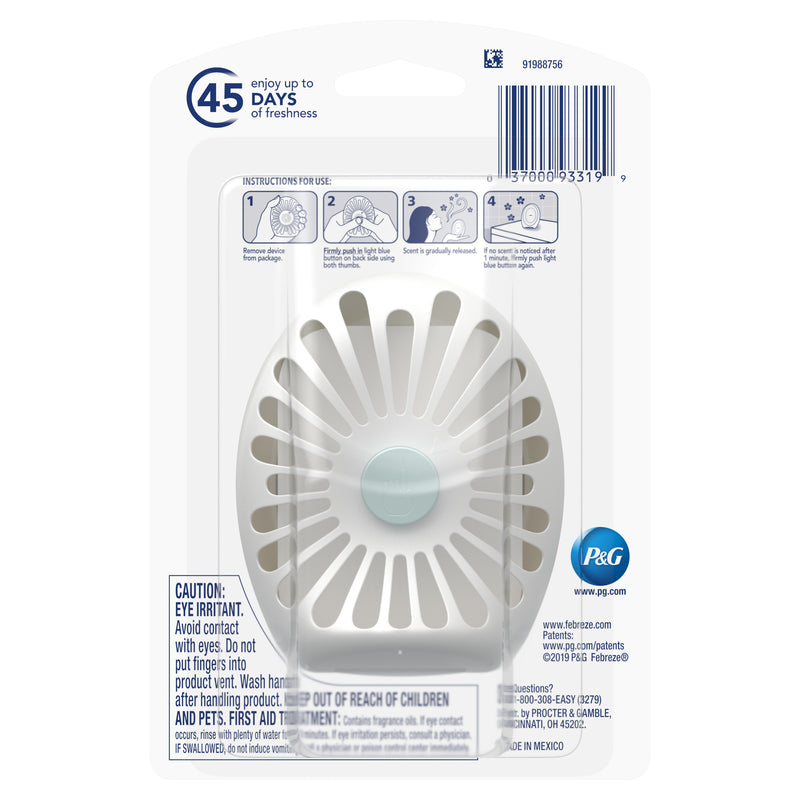 Febreze Small Spaces Hawaiian Aloha Scent Air Freshener 0.25 oz Liquid 1 pk, Pack of 6