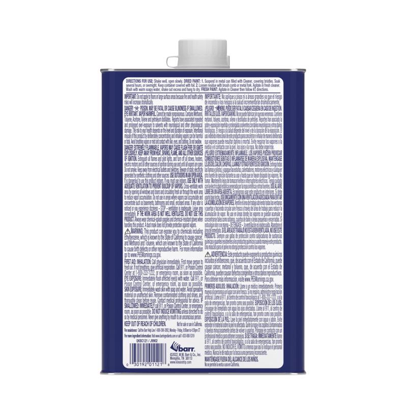 Klean Strip Methyl Ethyl Ketone Brush Cleaner 1 qt, Pack of 6