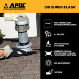 APOC Gloss Black Elastomeric Flashing Cement 10 oz, Pack of 12