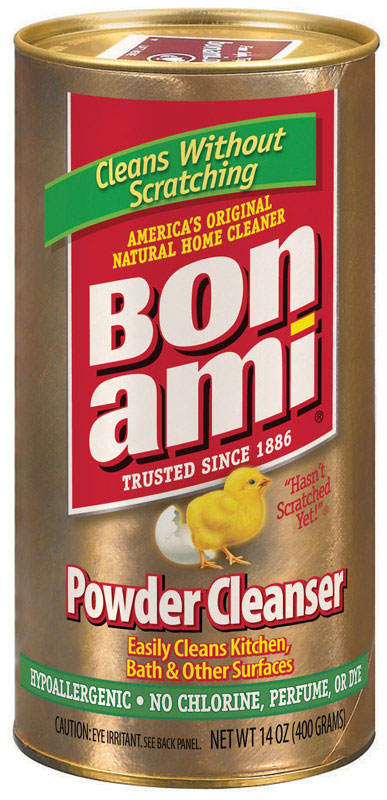 Bon Ami No Scent Cleaner 14 oz Powder, Pack of 12