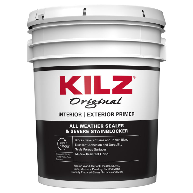 Kilz 10080 Primer, White, 5 gal