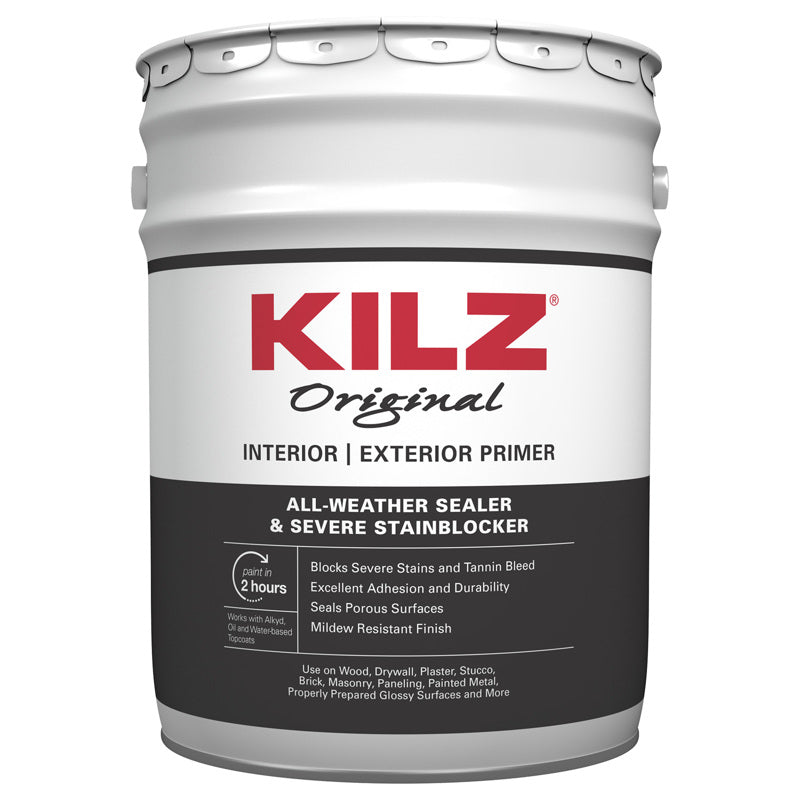 Kilz 10090 Primer, White, 5 gal