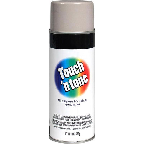 Touch N Tone Flat Aluminum Spray  Paint 10 oz, Pack of 6