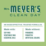 Mrs. Meyer's Clean Day White Iowa Pine Scent Soy Candle 7.2 oz, Pack of 6