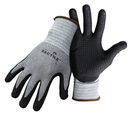 BOSS 8445-XL Work Gloves, Unisex, XL, Knit Wrist Cuff, Nitrile/Nylon, Assorted