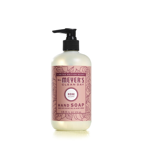 Mrs. Meyer's Clean Day Rose Scent Liquid Hand Soap 12.5 oz, Pack of 6