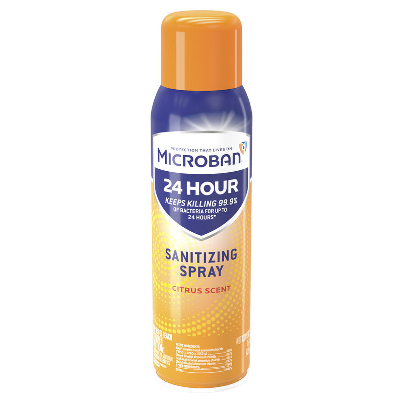 Microban Citrus Scent Sanitizer and Deodorizer 15 oz 1 pk, Pack of 6