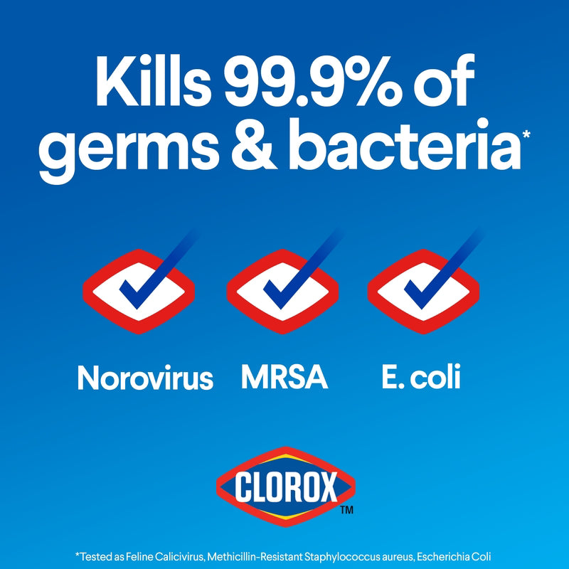 Clorox Regular Scent Germicidal Bleach 81 oz, Pack of 6