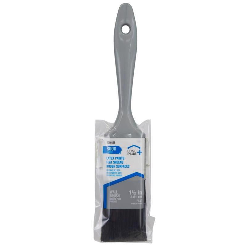 Home Plus Good 1-1/2 in. Flat Paint Brush, Pack of 12