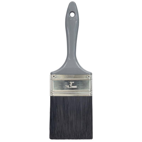 Home Plus Good 3 in. Flat Paint Brush, Pack of 12