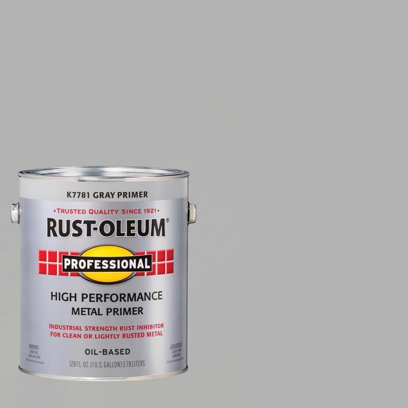 Rust-Oleum K7781402 Primer, Flat, Gray Primer, 1 gal, Pack of 2