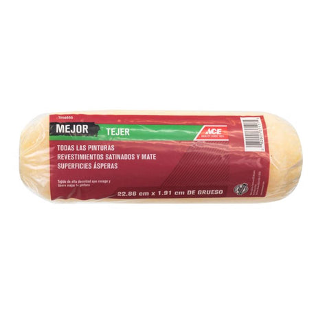 Ace Better Knit 9 in. W X 3/4 in. Paint Roller Cover 1 pk, Pack of 6