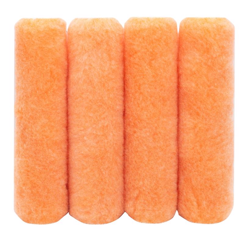 Home Plus Good Polyester Knit 9 in. W X 3/8 in. Paint Roller Cover 4 pk, Pack of 6