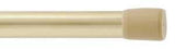 Kenney KN611 Spring Tension Rod, 5/8 in Dia, 28 to 48 in L, Brass