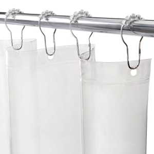Kenney KN61708 Shower Liner, Mediumweight, 72 in L, 70 in W, PEVA, Clear