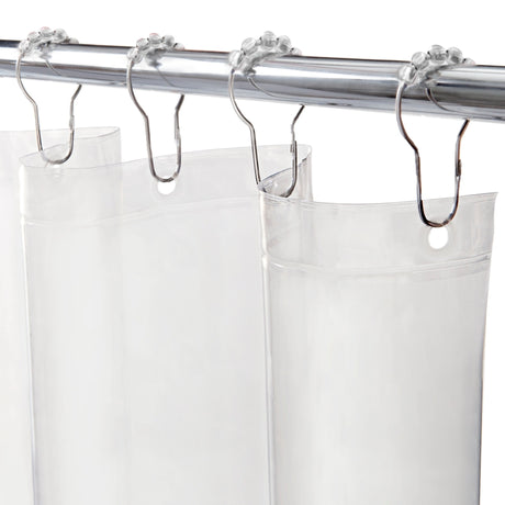 Kenney KN61708 Shower Liner, Mediumweight, 72 in L, 70 in W, PEVA, Clear