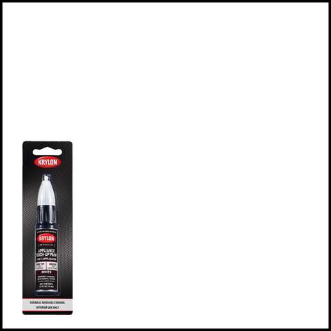 Krylon Gloss White Appliance Touch-Up Paint 0.5 oz, Pack of 6