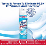Lysol Crisp Linen Scent Disinfectant Spray 19 oz 1 pk, Pack of 12