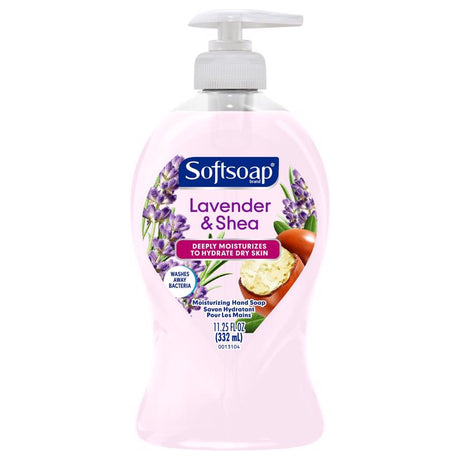 Softsoap Lavender & Shea Butter Scent Liquid Hand Soap 11.25 oz, Pack of 6