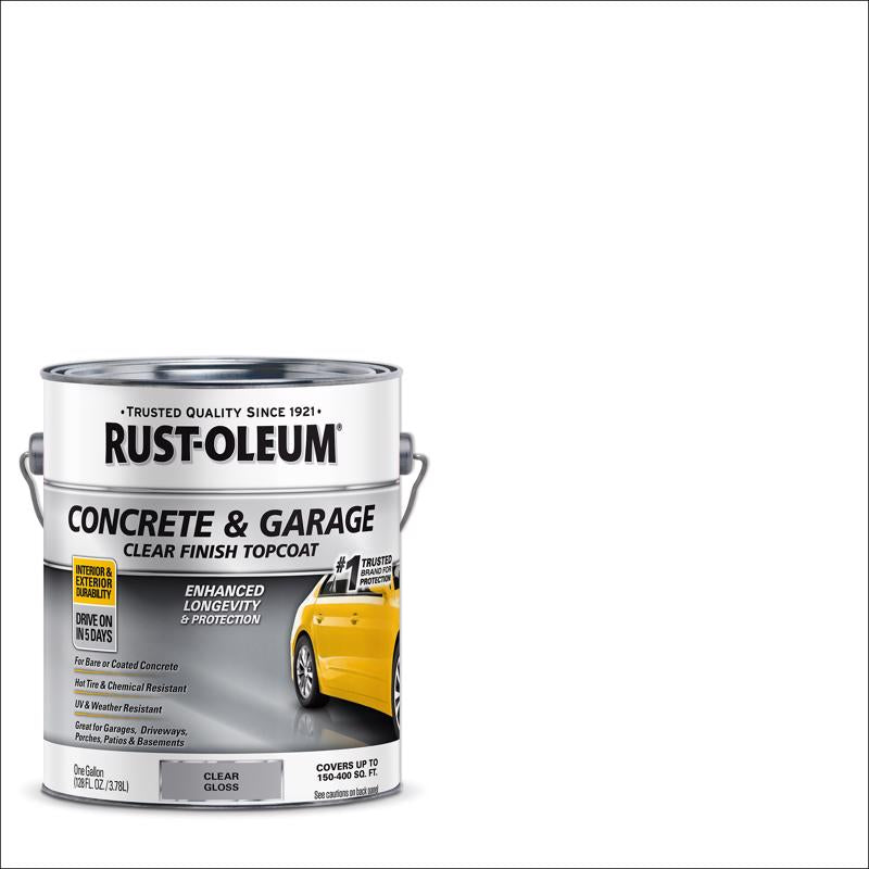 Rust-Oleum Concrete & Garage Gloss Clear Floor Paint 1 gal, Pack of 2