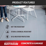 Rust-Oleum Concrete & Garage Gloss Clear Floor Paint 1 gal, Pack of 2