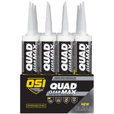 OSI Quad Clear Polymer Window and Door Sealant 9 oz, Pack of 12