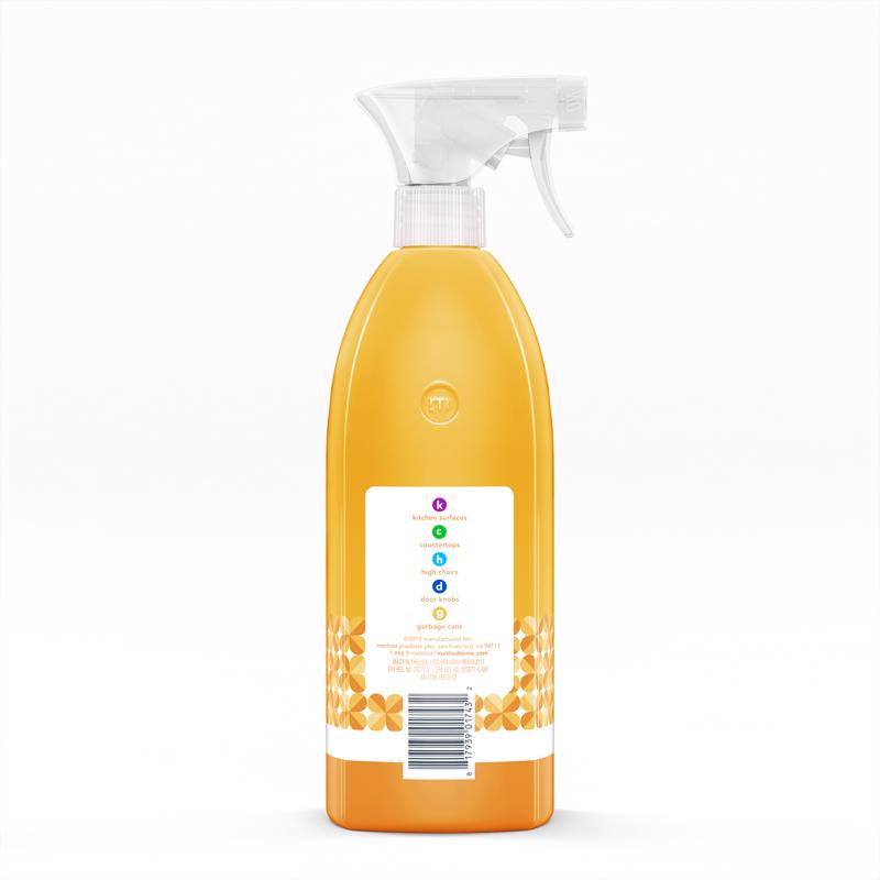 Method Citron Scent Antibacterial Cleaner Liquid 28 oz, Pack of 8
