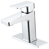 Boston Harbor FS6A0215CP Lavatory Faucet, 1.2 gpm, 1-Handle, 1, 3-Faucet Hole, Metal/Plastic, Chrome Plated